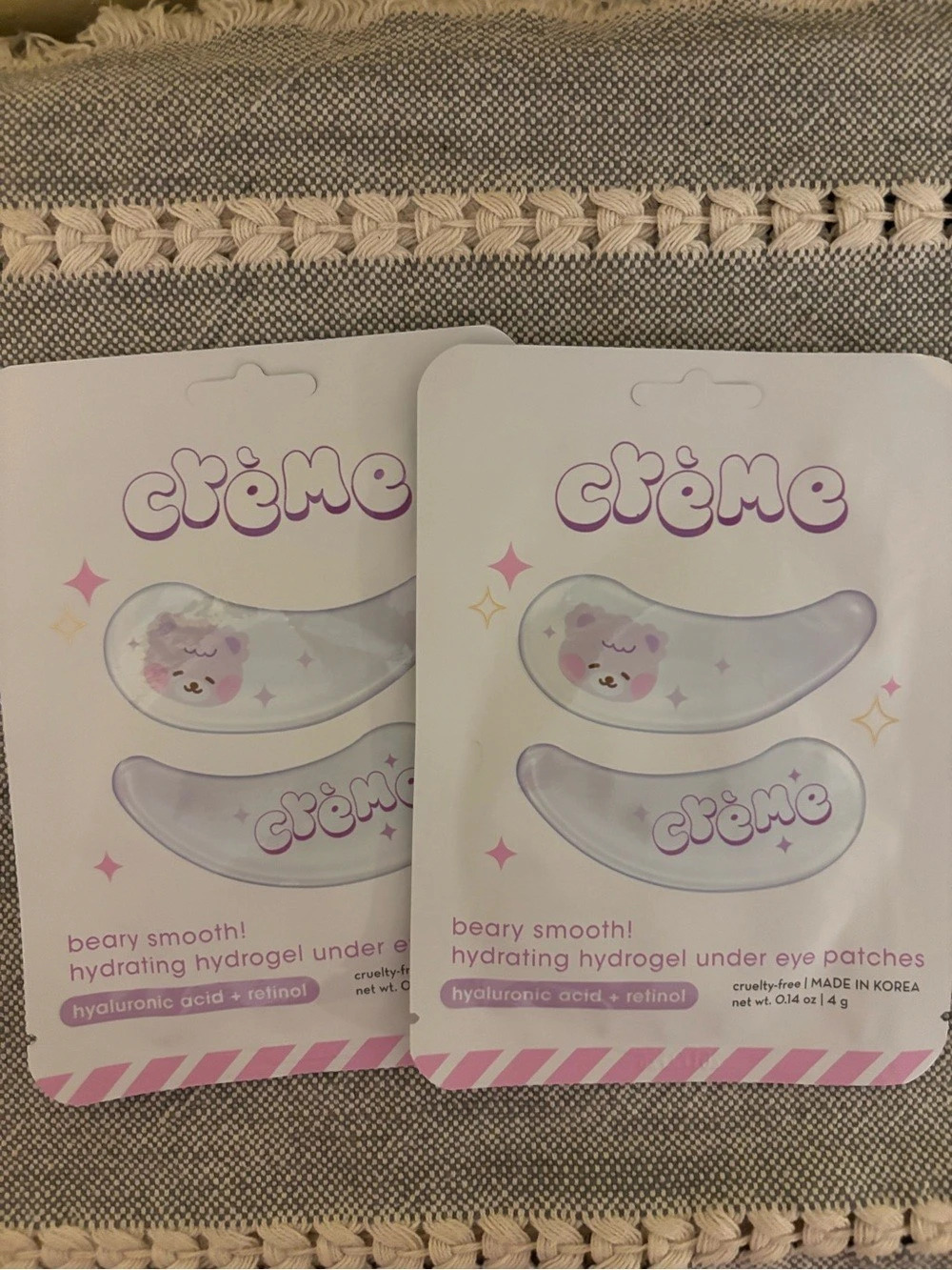 The Crème Shop Under Eye Patches Hydrogel NWT